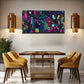 Vibrant Colorful Patterns Decor Wall Art Canvas Office Home Room Framed 120x60cm