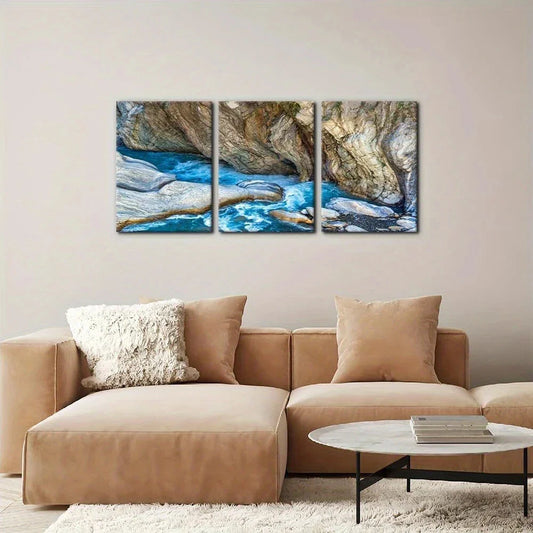 3pcs Taroko National Park Beautiful Scenery Metal Print Ready to Hang Art