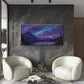 Night Sky with Lake & SilhouetteWall Art Canvas Office Home Room Framed 80x45cm