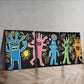 3pcs Surreal character graffiti Painting Wall Art Set Canvas Framed 40x60cm - High Quality Print 100% Australian Made Wall Canvas Ready to Hang