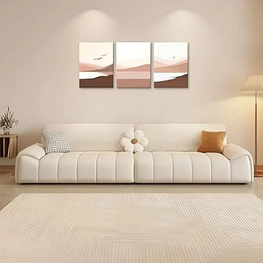 3pcs Abstract Landscape Metal Print Ready to Hang Art