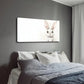 White Bunny Modern Minimalist Wall Art Canvas Office Home Room Framed 120x60cm