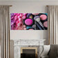 3pcs Vibrant Makeup & Cosmetics Metal Print Ready to Hang Art