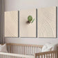 3pcs Japanese Courtyard Zen Meditation Decor Wall Art Set Canvas Framed 40x60cm - High Quality Print 100% Australian Made Wall Canvas Ready to Hang
