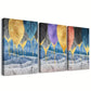 3pcs Abstract Leaf Landscape Wall Art Set Canvas Framed 40x60cm - High Quality Print 100% Australian Made Wall Canvas Ready to Hang