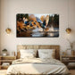 Vibrant Birds In Flight Wall Art Canvas Office Home Room Framed 80x45cm