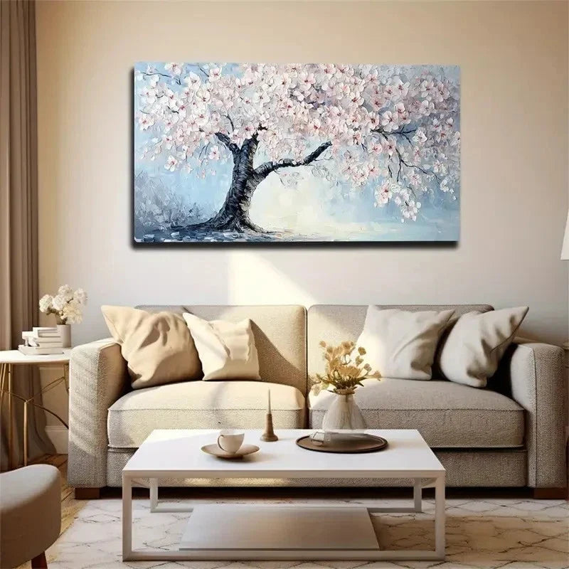 Light Blue Sky Suitable Wall Art Canvas Office Home Room Framed 120x60cm