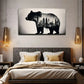 Black And White Architecture Wall Art Canvas Office Home Room Framed 120x60cm