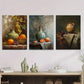3pcs Vibrant Fruit Still Life Triptych Metal Print Ready to Hang Art