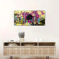 3pcs Sika deer, flying birds, beautiful scenery Metal Print Ready to Hang Art
