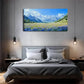 Spring Under The Mountains Wall Art Canvas Office Home Room Framed 120x60cm