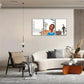3pcs Minimalist Modern Style Abstract Art Style Metal Print Ready to Hang Art
