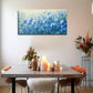 Modern Minimalist Décor Blue Wall Art Canvas Office Home Room Framed 120x60cm