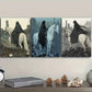 3pcs Lady Liberty Wall Art Set Canvas Framed 40x60cm - High Quality Print 100% Australian Made Wall Canvas Ready to Hang
