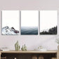 3pcs   simple Nordic mountain prints  Metal Print Ready to Hang Art