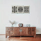 3pcs Elegant Black and White Geometric Metal Print Ready to Hang Art