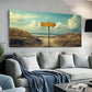 Beach Coastal Nature Sky wall canvas office home room framed 120x60cm