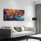 Modern Fantasy Tree Vibrant Wall Art Canvas Office Home Room Framed 120x60cm