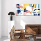 3pcs Colorful geometric pattern decorative Metal Print Ready to Hang Art