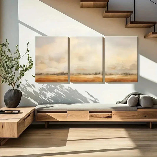 3pcs Desert Landscape Metal Print Ready to Hang Art