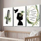 3pcs Hair Salon Beauty Parlor Decor Wall Art Set Canvas Framed 40x60cm - High Quality Print 100% Australian Made Wall Canvas Ready to Hang