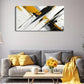 Golden Gray Geometric Shapes Wall Art Canvas Office Home Room Framed 120x60cm