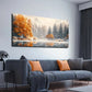 Winter Maple Forest Suitable Wall Art canvas office home room framed 120x60cm