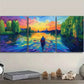 3pcs  Abandoned Lake, Classic Modern Metal Print Ready to Hang Art