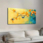 Vibrant Ginkgo Leaves Wall Art canvas office home room framed 120x60cm
