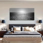 Ocean Monochrome Modern Wall Art Canvas Office Home Room Framed 120x60cm
