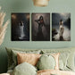 3pcs Gothic Violinist Metal Print Ready to Hang Art