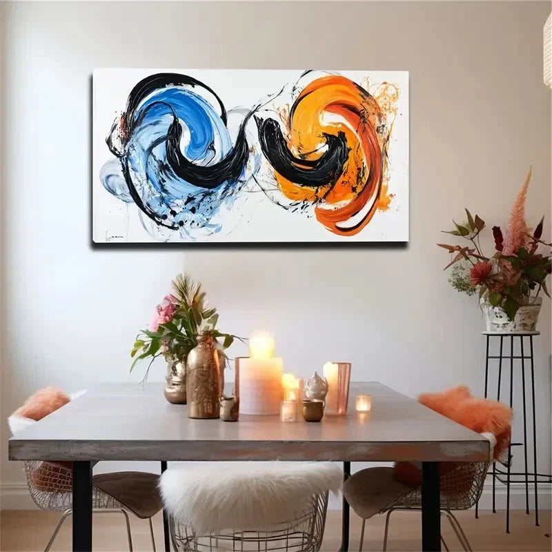 Unique And Innovative Modern Wall Art Canvas Office Home Room Framed 120x60cm