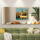 3pcs Vivid Spanish Architecture & Landscapes Metal Print Ready to Hang Art