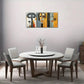 3pcs African American Abstract Art Style Poster Metal Print Ready to Hang Art