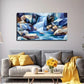 Waterfall & Stream Suitable Wall Art Canvas Office Home Room Framed 120x60cm