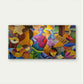 Contemporary Abstract Music Fine Art Wall Art Canvas Office Home Framed 80x45cm