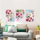 3pcs Rose Creative Paintings Metal Print Ready to Hang Art