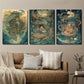 3pcs National Trend Figure Animal Scene Metal Print Ready to Hang Art