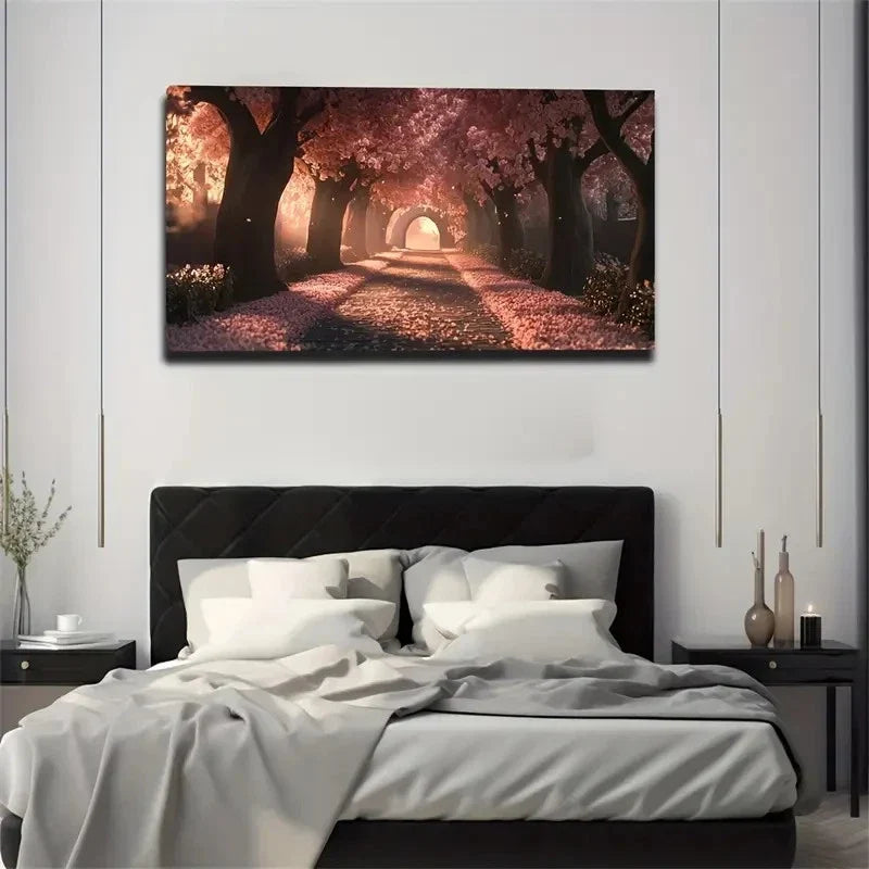 Romantic Style Decorative Wall Art Canvas Office Home Room Framed 80x45cm