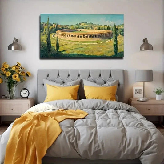 Tourist Attractions Magical Wall Art Canvas Office Home Room Framed 120x60cm