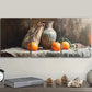 3pcs Still life painting of an old vase Metal Print Ready to Hang Art