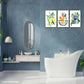 3pcs Fruit Art Decoration Poster Delicious Fruit Metal Print Ready to Hang Art