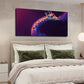 Extremely Vibrant Colorc Giraffe Wall Art Canvas Office Home Room Framed 120x60cm