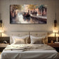 Gondola Horse-Drawn Carriage Wall Art Canvas Office Home Room Framed 120x60cm