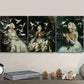 3pcs The trapped bride With Birds Wall Art Set Canvas Framed 40x60cm - High Quality Print 100% Australian Made Wall Canvas Ready to Hang