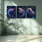 3pcs Shrimp, dream Wall Art Set Canvas Framed 40x60cm -High Quality Print 100% Australian Made Wall Canvas Ready to Hang