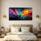 Vibrant Cosmic Colors Wall Art Canvas Office Home Room Framed 120x60cm