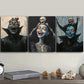 3pcs Forest demon Art Painting Metal Print Ready to Hang Art