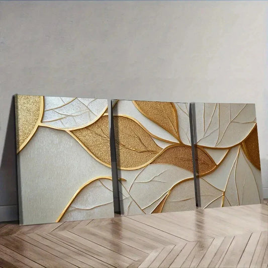 3pcs  Complex geometric pattern  Wall Art Set Canvas Framed 40x60cm - High Quality Print 100% Australian Made Wall Canvas Ready to Hang