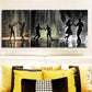 3pcs Walk in the rain Couple Wall Art Set Canvas Framed 40x60cm - High Quality Print 100% Australian Made Wall Canvas Ready to Hang